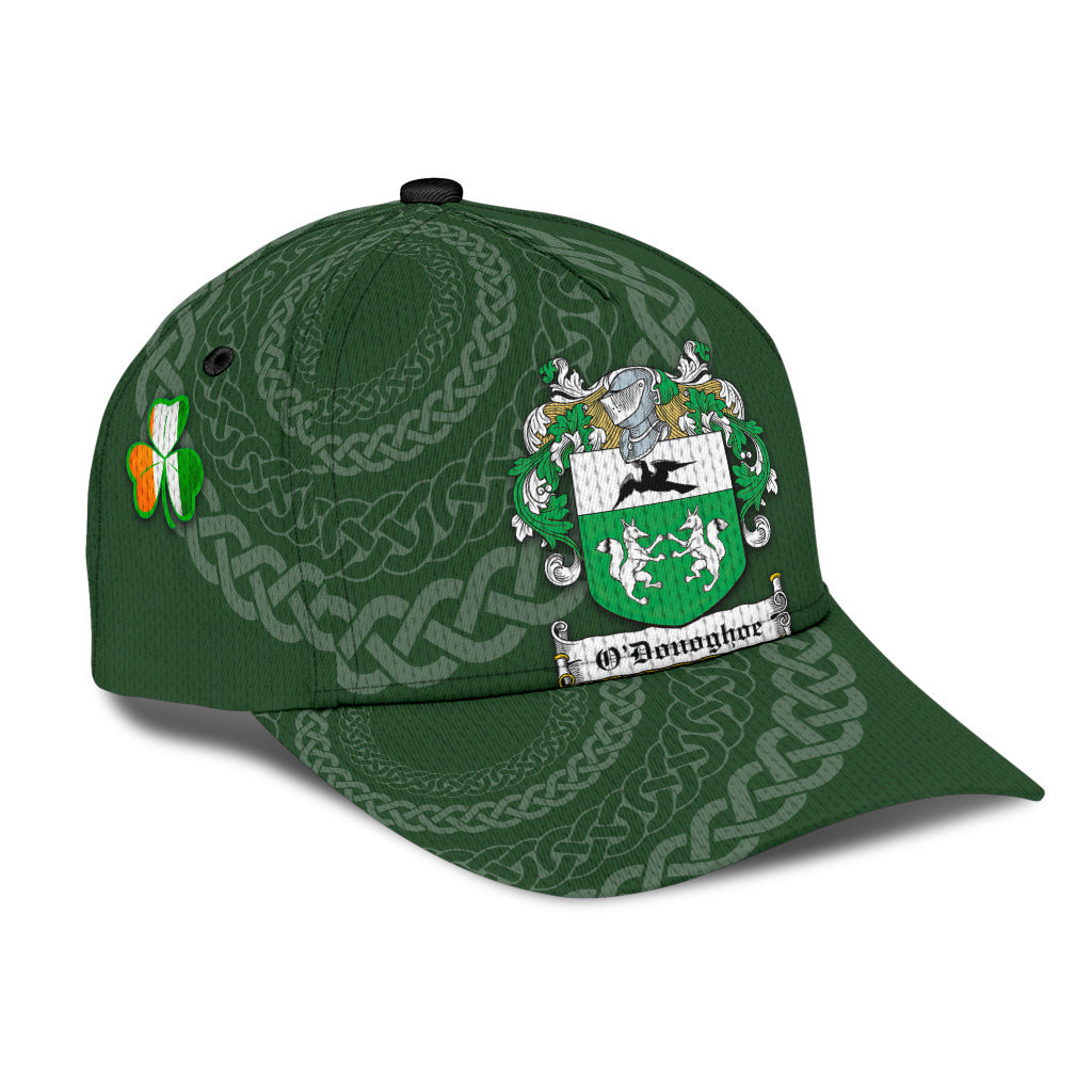 Clan Odonoghoe Coat Of Arms - Irish Family Crest St Patrick's Day Classic CapFL81 Classic Cap - Odonoghoe Coat Of Arms St Patrick's Day Classic Cap Irish Cap   