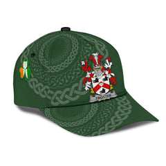 Clan Trotter Coat Of Arms - Irish Family Crest St Patrick's Day Classic CapHR64 Classic Cap - Trotter Coat Of Arms St Patrick's Day Classic Cap Irish Cap   