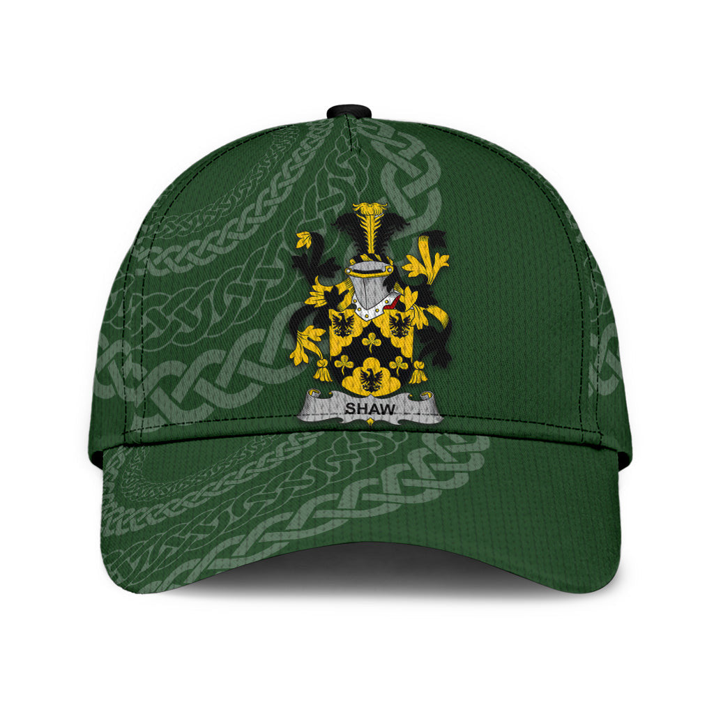 Clan Shaw Coat Of Arms - Irish Family Crest St Patrick's Day Classic CapFH51 Classic Cap - Shaw Coat Of Arms St Patrick's Day Classic Cap Irish Cap   