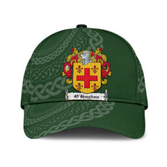 Clan Ohaydon Coat Of Arms - Irish Family Crest St Patrick's Day Classic CapXW28 Classic Cap - Ohaydon Coat Of Arms St Patrick's Day Classic Cap Irish Cap   