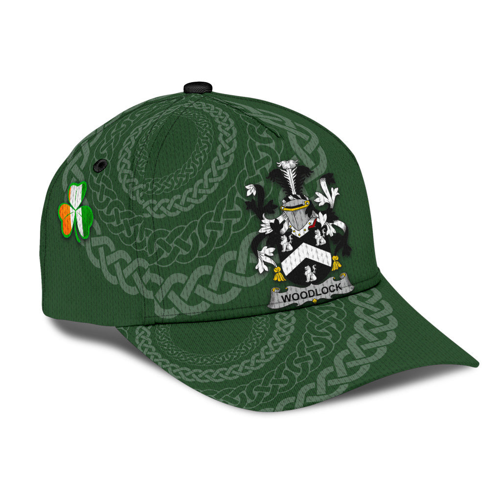 Clan Woodlock Coat Of Arms - Irish Family Crest St Patrick's Day Classic CapAH94 Classic Cap - Woodlock Coat Of Arms St Patrick's Day Classic Cap Irish Cap   