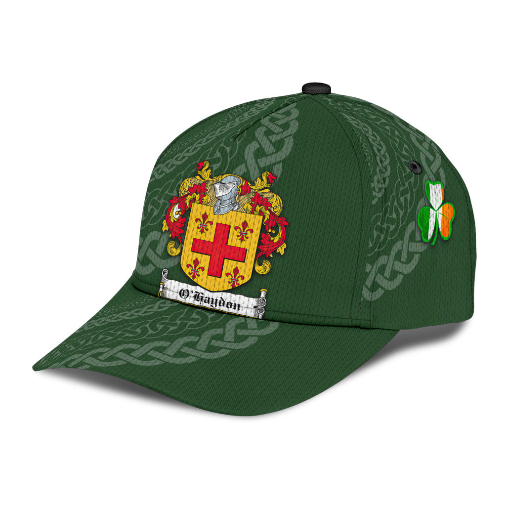 Clan Ohaydon Coat Of Arms - Irish Family Crest St Patrick's Day Classic CapXW28 Classic Cap - Ohaydon Coat Of Arms St Patrick's Day Classic Cap Irish Cap   