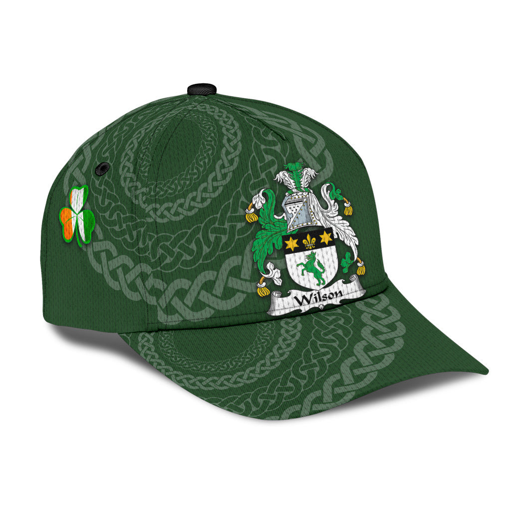 Clan Wilson Coat Of Arms II Irisharms - Irish Family Crest St Patrick's Day Classic CapOE35 Classic Cap - Wilson Coat Of Arms II Irisharms St Patrick's Day Classic Cap Irish Cap   