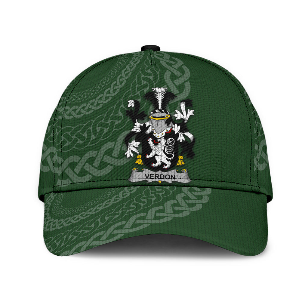 Clan Verdon Coat Of Arms - Irish Family Crest St Patrick's Day Classic CapBO20 Classic Cap - Verdon Coat Of Arms St Patrick's Day Classic Cap Irish Cap   