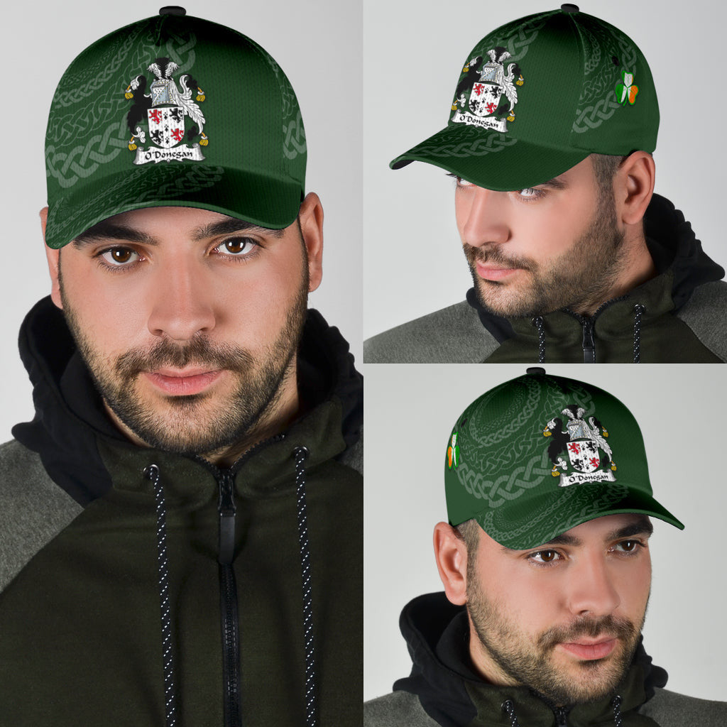 Clan Odonegan Coat Of Arms - Irish Family Crest St Patrick's Day Classic CapKI45 Classic Cap - Odonegan Coat Of Arms St Patrick's Day Classic Cap Irish Cap   