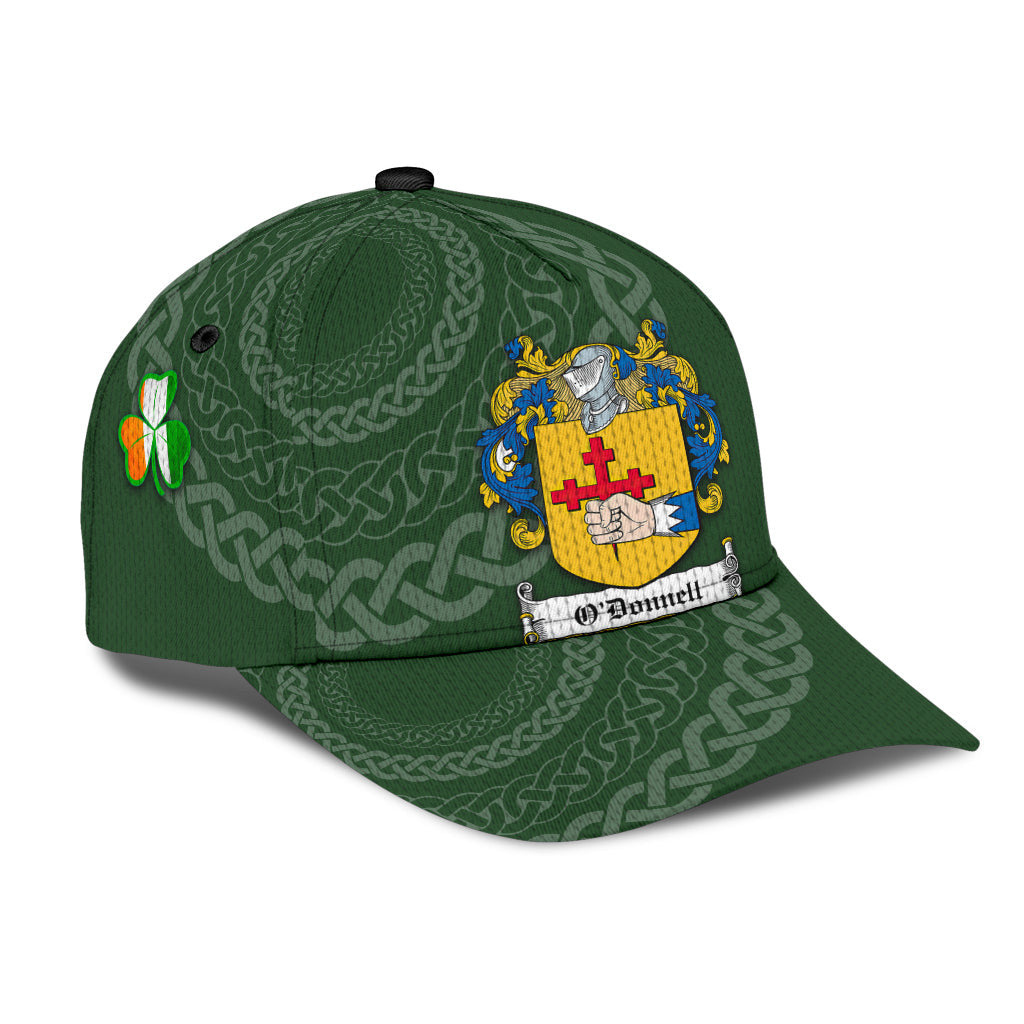 Clan Odonnell Coat Of Arms - Irish Family Crest St Patrick's Day Classic CapWT82 Classic Cap - Odonnell Coat Of Arms St Patrick's Day Classic Cap Irish Cap   