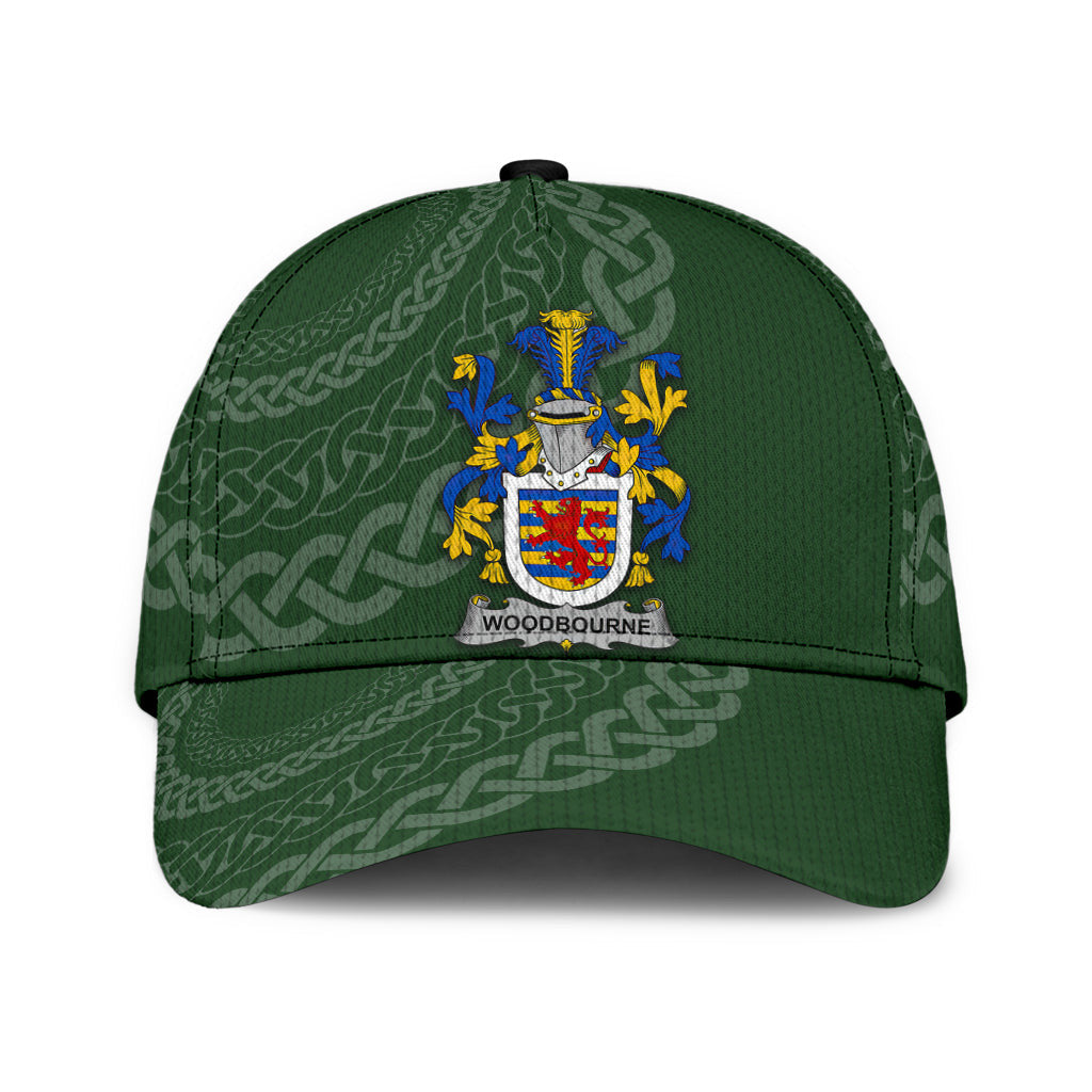 Clan Woodbourne Coat Of Arms - Irish Family Crest St Patrick's Day Classic CapAY64 Classic Cap - Woodbourne Coat Of Arms St Patrick's Day Classic Cap Irish Cap   