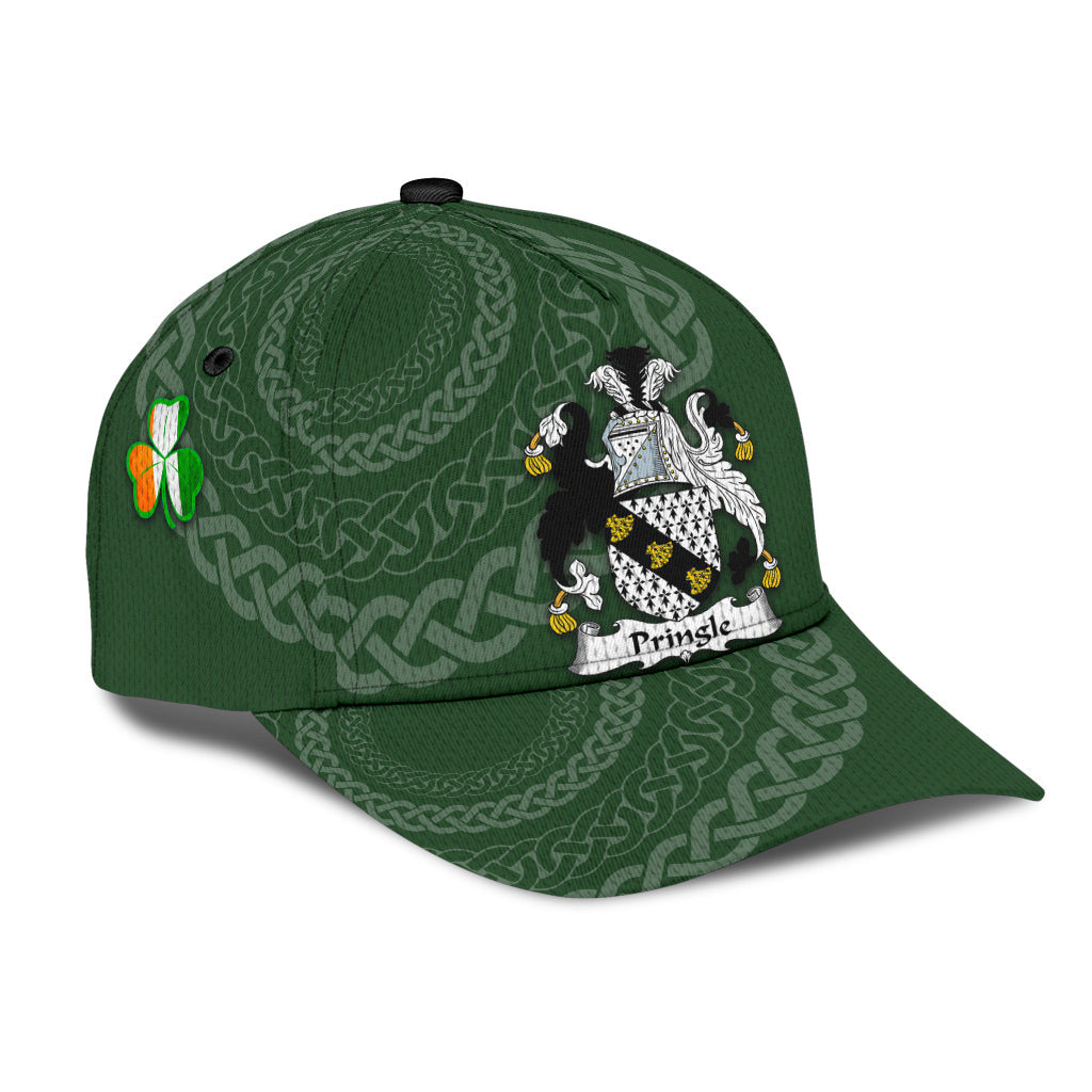 Clan Pringle Coat Of Arms - Irish Family Crest St Patrick's Day Classic CapOW99 Classic Cap - Pringle Coat Of Arms St Patrick's Day Classic Cap Irish Cap   