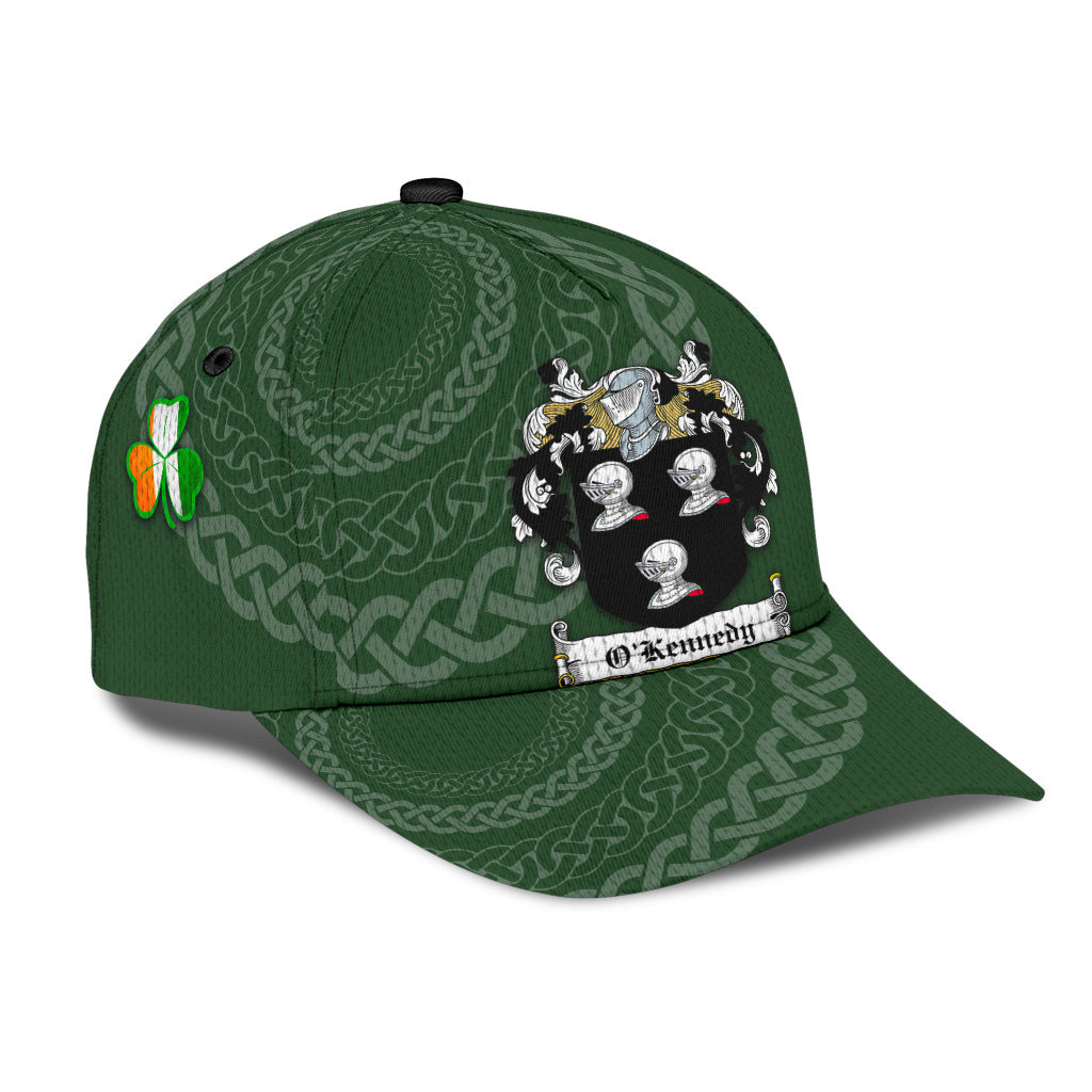 Clan Okennedy Coat Of Arms - Irish Family Crest St Patrick's Day Classic CapLQ85 Classic Cap - Okennedy Coat Of Arms St Patrick's Day Classic Cap Irish Cap   