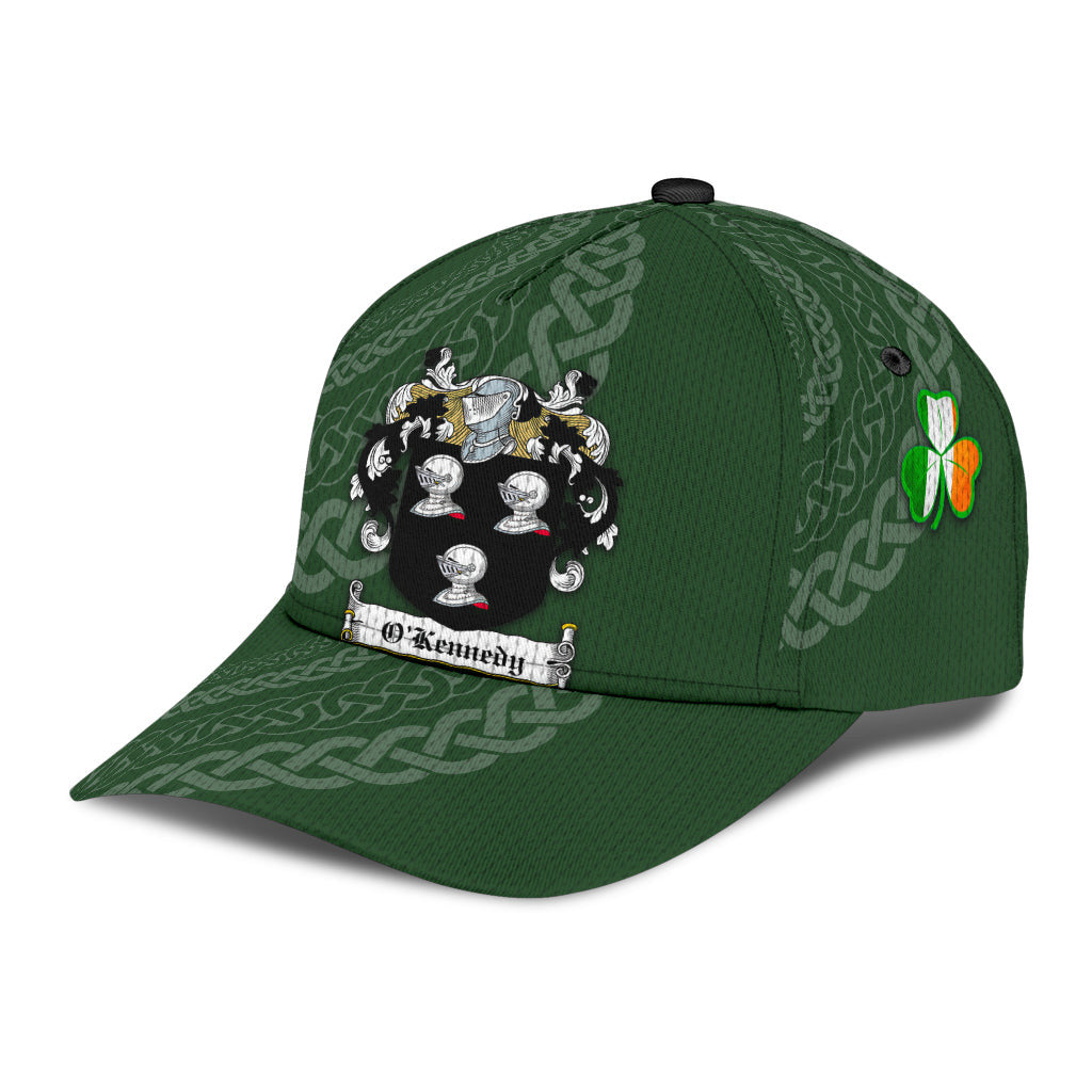 Clan Okennedy Coat Of Arms - Irish Family Crest St Patrick's Day Classic CapLQ85 Classic Cap - Okennedy Coat Of Arms St Patrick's Day Classic Cap Irish Cap   