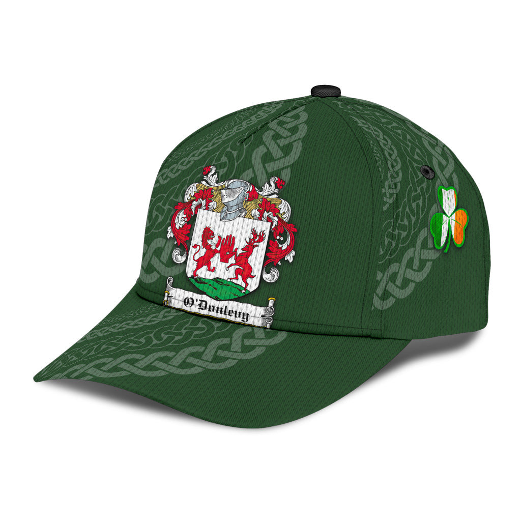 Clan Odonlevy Coat Of Arms - Irish Family Crest St Patrick's Day Classic CapIP81 Classic Cap - Odonlevy Coat Of Arms St Patrick's Day Classic Cap Irish Cap   