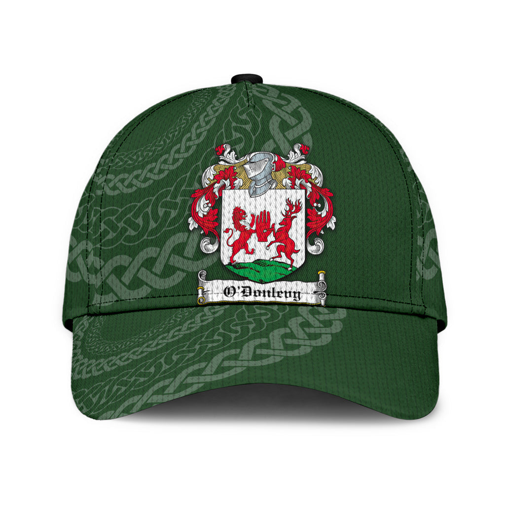 Clan Odonlevy Coat Of Arms - Irish Family Crest St Patrick's Day Classic CapIP81 Classic Cap - Odonlevy Coat Of Arms St Patrick's Day Classic Cap Irish Cap   