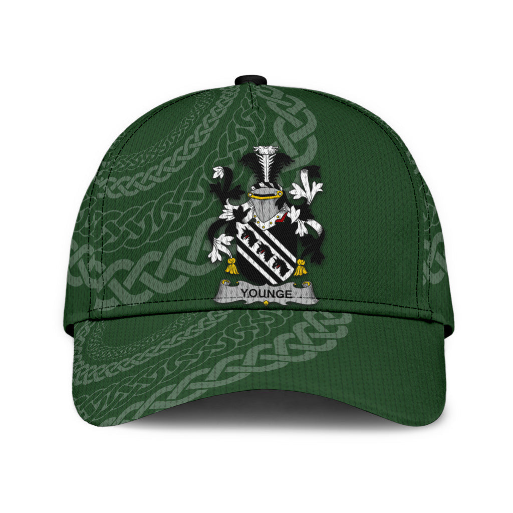 Clan Younge Coat Of Arms - Irish Family Crest St Patrick's Day Classic CapES12 Classic Cap - Younge Coat Of Arms St Patrick's Day Classic Cap Irish Cap   