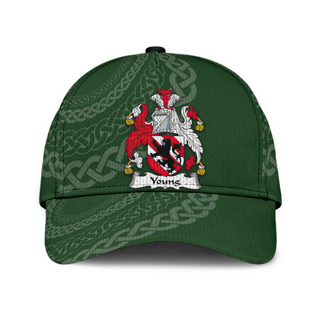 Clan Young Coat Of Arms - Irish Family Crest St Patrick's Day Classic CapIX19 Classic Cap - Young Coat Of Arms St Patrick's Day Classic Cap Irish Cap   