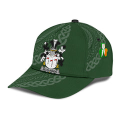 Clan Mcalindon Coat Of Arms - Irish Family Crest St Patrick's Day Classic CapIO24 Classic Cap - Mcalindon Coat Of Arms St Patrick's Day Classic Cap Irish Cap   