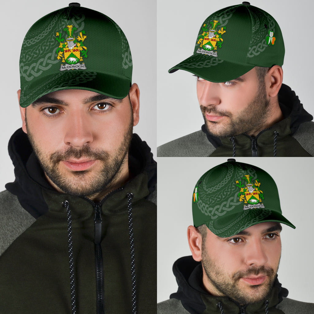 Clan Mcdonogh Coat Of Arms - Irish Family Crest St Patrick's Day Classic CapCW10 Classic Cap - Mcdonogh Coat Of Arms St Patrick's Day Classic Cap Irish Cap   