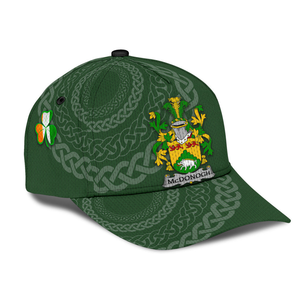 Clan Mcdonogh Coat Of Arms - Irish Family Crest St Patrick's Day Classic CapCW10 Classic Cap - Mcdonogh Coat Of Arms St Patrick's Day Classic Cap Irish Cap   