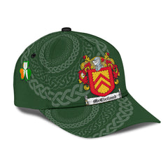 Clan Mcclelland Coat Of Arms - Irish Family Crest St Patrick's Day Classic CapBW67 Classic Cap - Mcclelland Coat Of Arms St Patrick's Day Classic Cap Irish Cap   