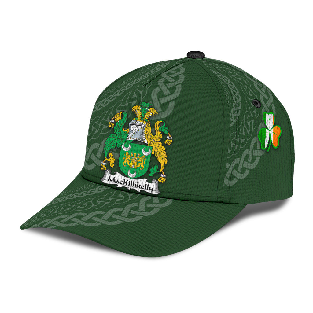 Clan Mackillikelly Coat Of Arms - Irish Family Crest St Patrick's Day Classic CapRN74 Classic Cap - Mackillikelly Coat Of Arms St Patrick's Day Classic Cap Irish Cap   