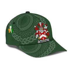 Clan Merwood Coat Of Arms - Irish Family Crest St Patrick's Day Classic CapHL15 Classic Cap - Merwood Coat Of Arms St Patrick's Day Classic Cap Irish Cap   