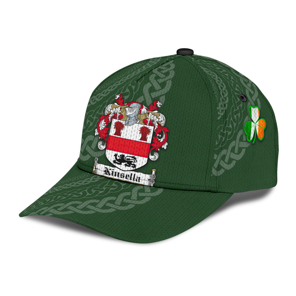 Clan Kinsella Coat Of Arms - Irish Family Crest St Patrick's Day Classic CapFW26 Classic Cap - Kinsella Coat Of Arms St Patrick's Day Classic Cap Irish Cap   