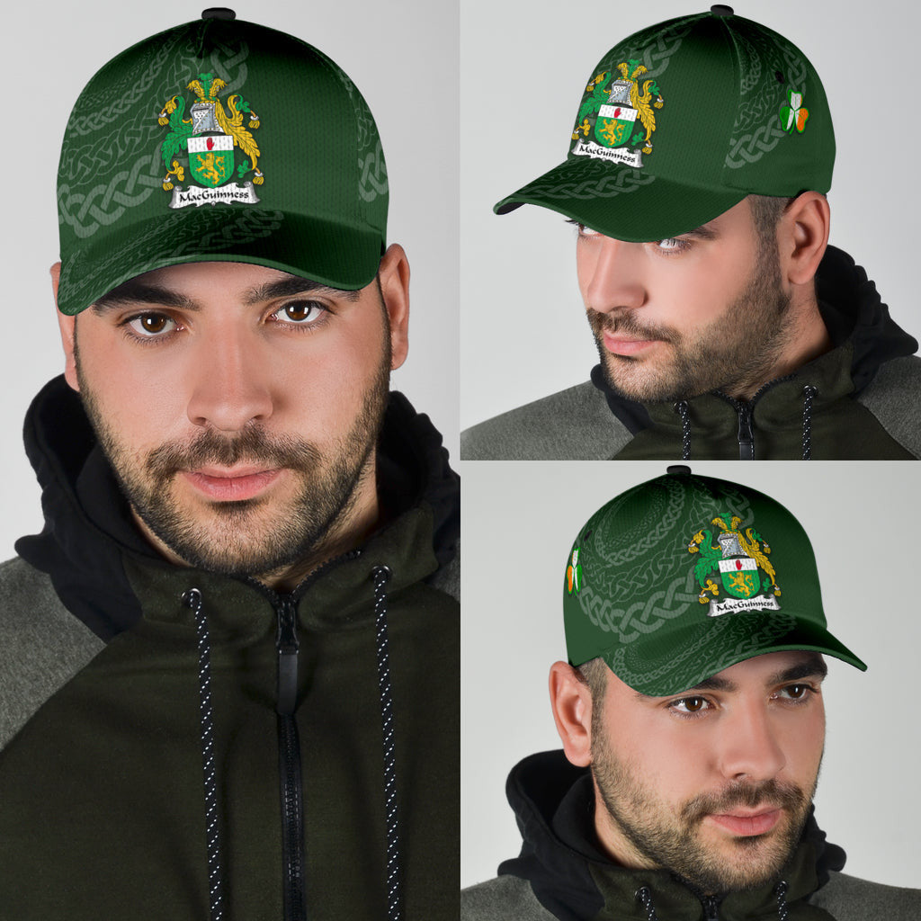 Clan Macguinness Coat Of Arms - Irish Family Crest St Patrick's Day Classic CapKV84 Classic Cap - Macguinness Coat Of Arms St Patrick's Day Classic Cap Irish Cap   