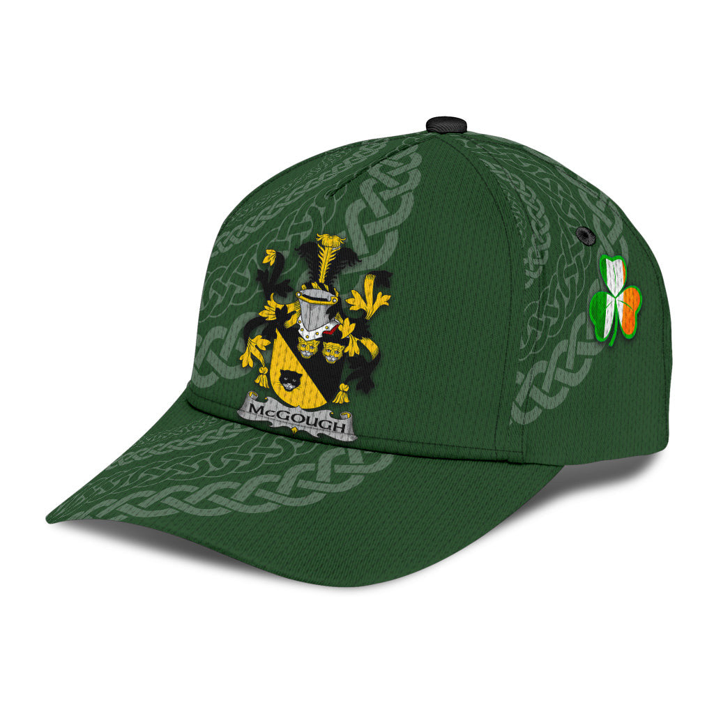 Clan Mcgough Coat Of Arms - Irish Family Crest St Patrick's Day Classic CapEF58 Classic Cap - Mcgough Coat Of Arms St Patrick's Day Classic Cap Irish Cap   