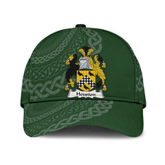 Clan Houston Coat Of Arms - Irish Family Crest St Patrick's Day Classic CapFJ40 Classic Cap - Houston Coat Of Arms St Patrick's Day Classic Cap Irish Cap   