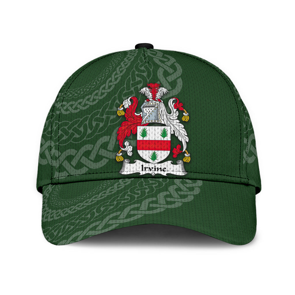 Clan Irvine Coat Of Arms - Irish Family Crest St Patrick's Day Classic CapTO33 Classic Cap - Irvine Coat Of Arms St Patrick's Day Classic Cap Irish Cap   