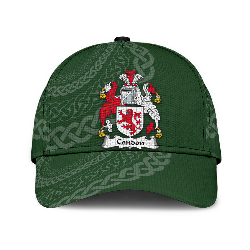 Clan Condon Coat Of Arms - Irish Family Crest St Patrick's Day Classic CapQS34 Classic Cap - Condon Coat Of Arms St Patrick's Day Classic Cap Irish Cap   