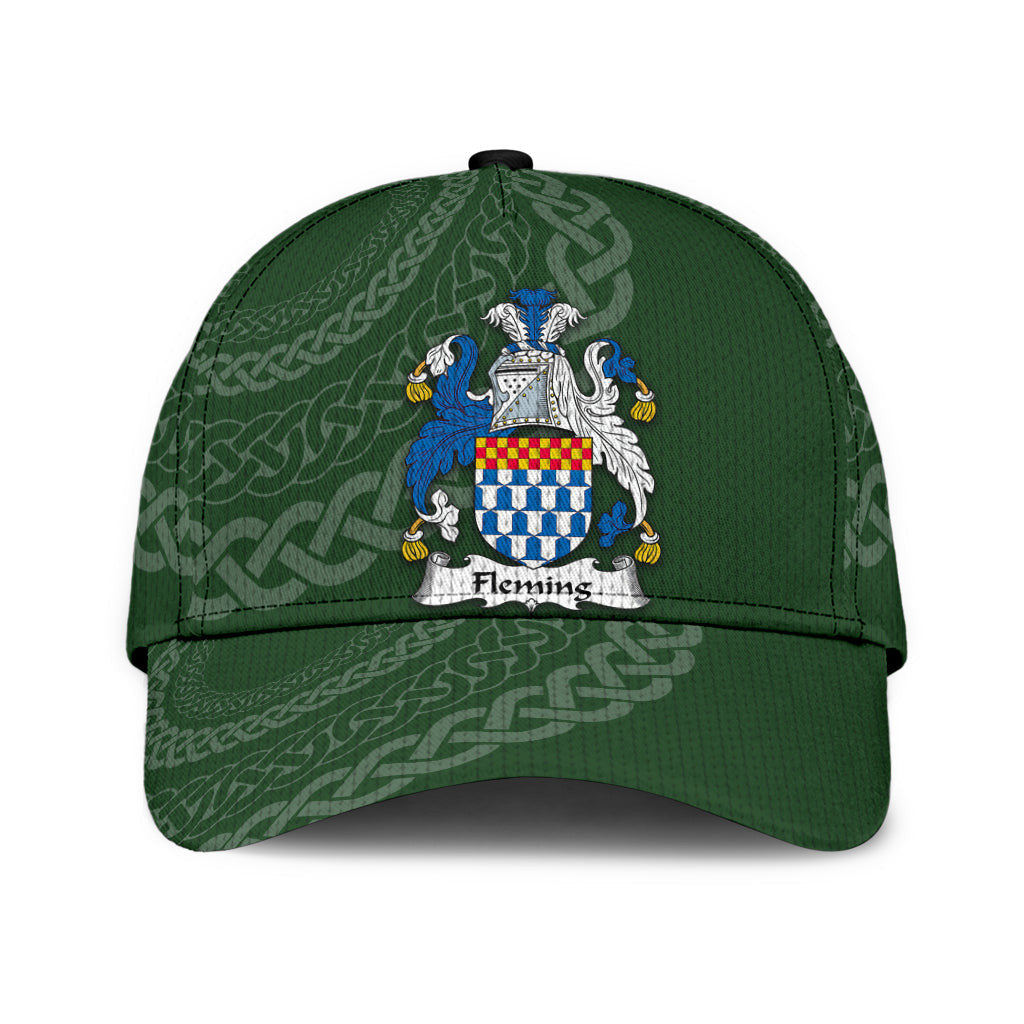 Clan Fleming Coat Of Arms - Irish Family Crest St Patrick's Day Classic CapEN33 Classic Cap - Fleming Coat Of Arms St Patrick's Day Classic Cap Irish Cap   