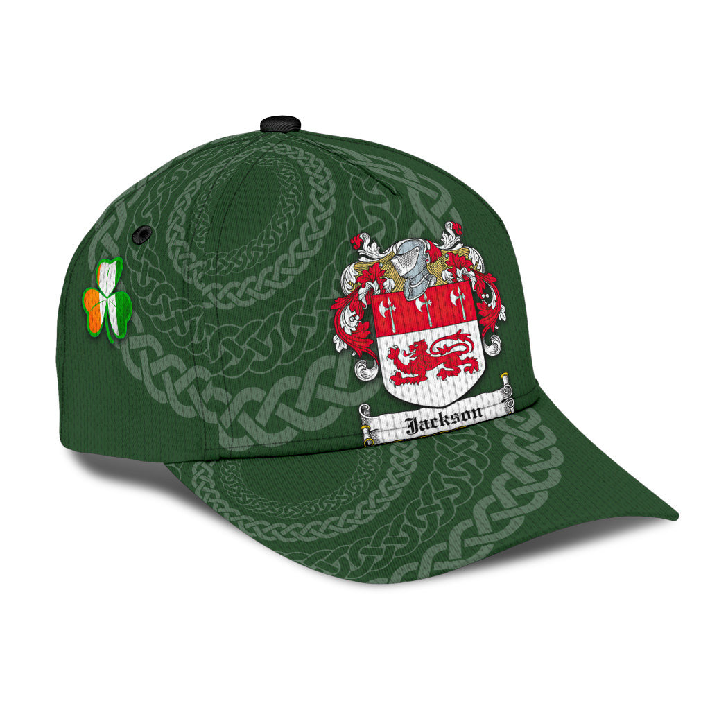 Clan Jackson Coat Of Arms - Irish Family Crest St Patrick's Day Classic CapFY51 Classic Cap - Jackson Coat Of Arms St Patrick's Day Classic Cap Irish Cap   