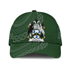 Clan Jackson Coat Of Arms Mayo Irelandarms - Irish Family Crest St Patrick's Day Classic CapZN32 Classic Cap - Jackson Coat Of Arms Mayo Irelandarms St Patrick's Day Classic Cap Irish Cap   