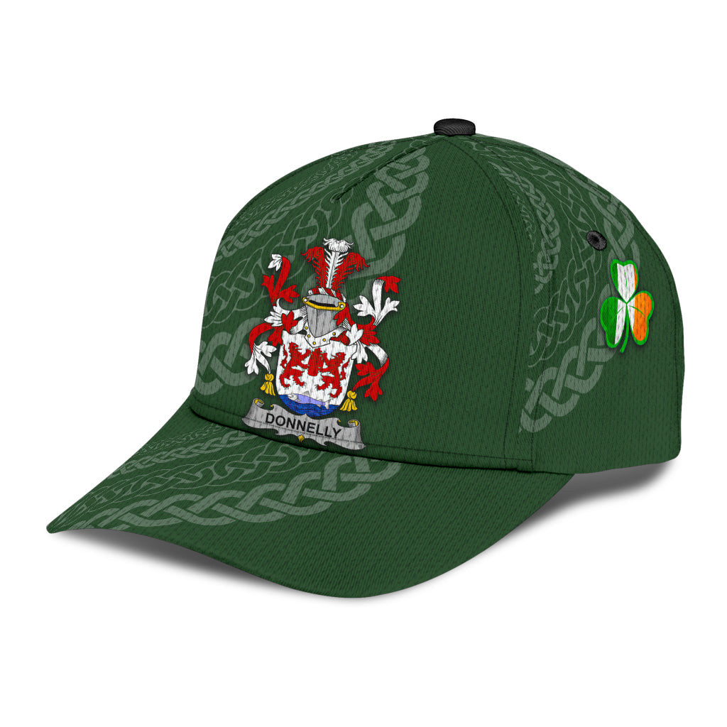 Clan Donnelly Coat Of Arms - Irish Family Crest St Patrick's Day Classic CapDT95 Classic Cap - Donnelly Coat Of Arms St Patrick's Day Classic Cap Irish Cap   