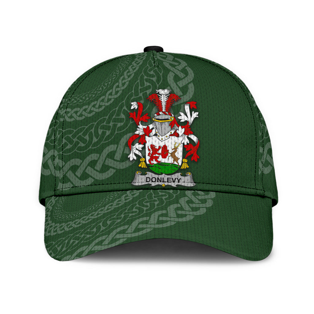 Clan Donlevy Coat Of Arms - Irish Family Crest St Patrick's Day Classic CapSO62 Classic Cap - Donlevy Coat Of Arms St Patrick's Day Classic Cap Irish Cap   