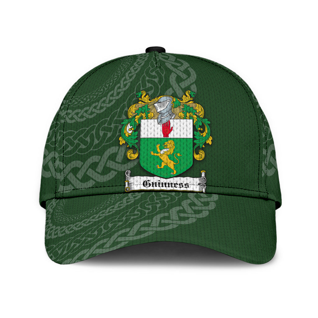 Clan Guinness Coat Of Arms - Irish Family Crest St Patrick's Day Classic CapHS13 Classic Cap - Guinness Coat Of Arms St Patrick's Day Classic Cap Irish Cap   