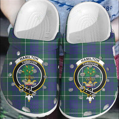 Clan Hamilton Hunting Modern Tartan Crest Clogs Classic MS56 Hamilton Hunting Modern Tartan Tartan Today   