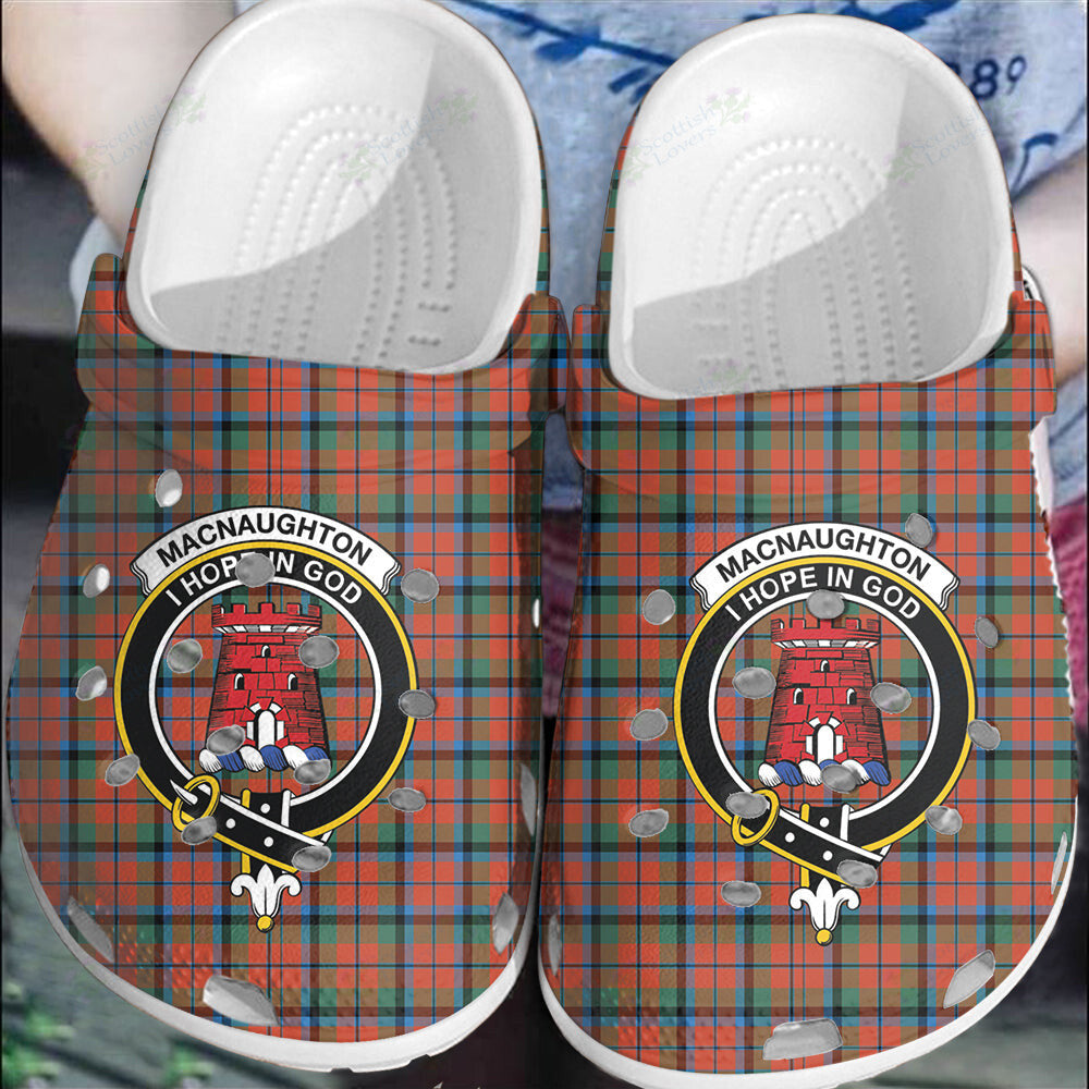 Clan MacNaughton Ancient Tartan Crest Clogs Classic UC74 MacNaughton Ancient Tartan Tartan Today   