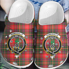 Clan Somerville Modern Tartan Crest Clogs Classic LQ35 Somerville Modern Tartan Tartan Today   