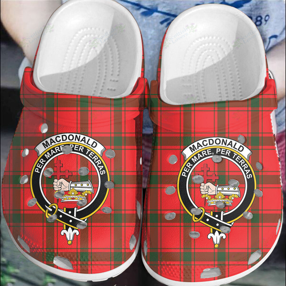 Clan MacDonald of Sleat Tartan Crest Clogs Classic BC65 MacDonald of Sleat Tartan Tartan Today   