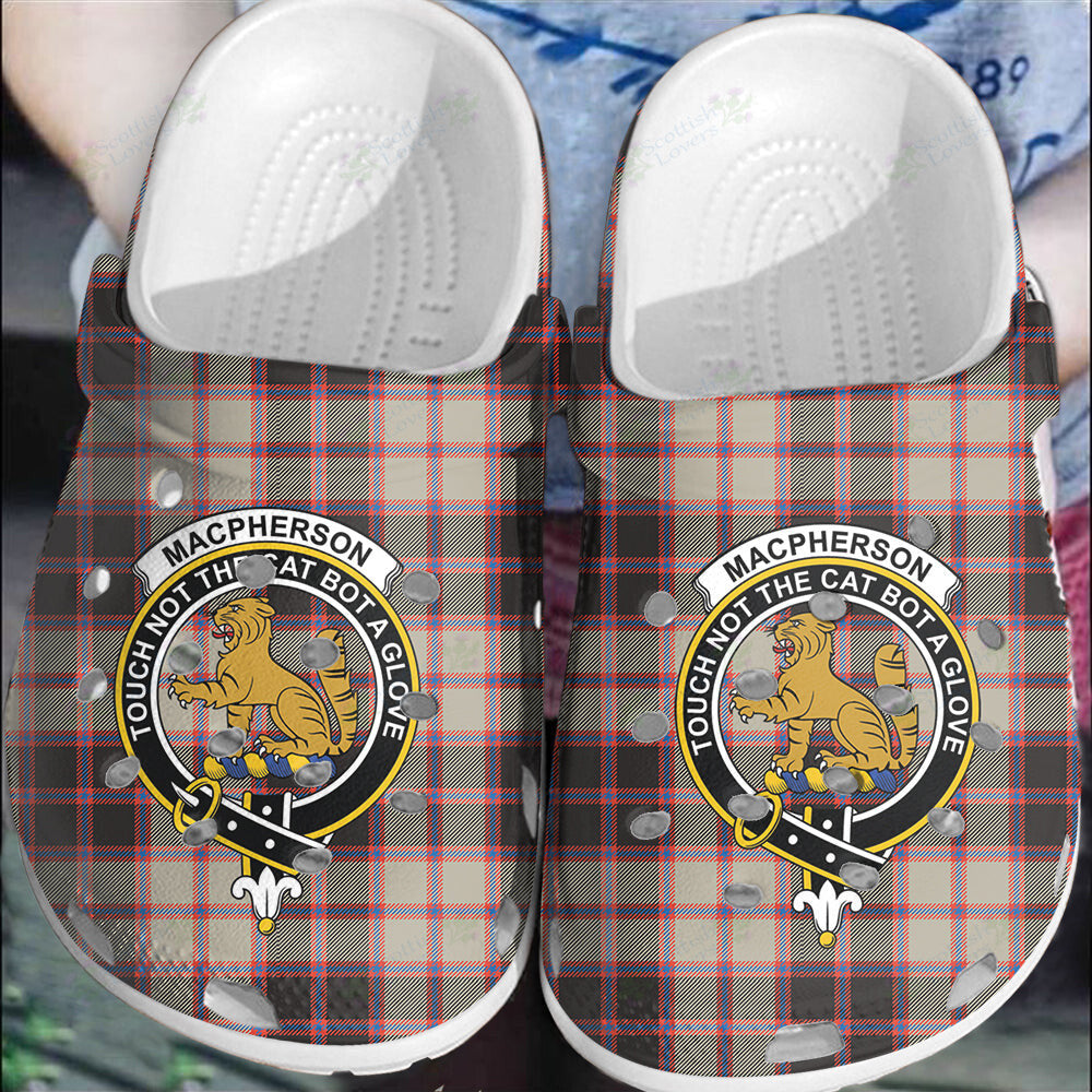 Clan MacPherson Hunting Ancient Tartan Crest Clogs Classic OY86 MacPherson Hunting Ancient Tartan Tartan Today   