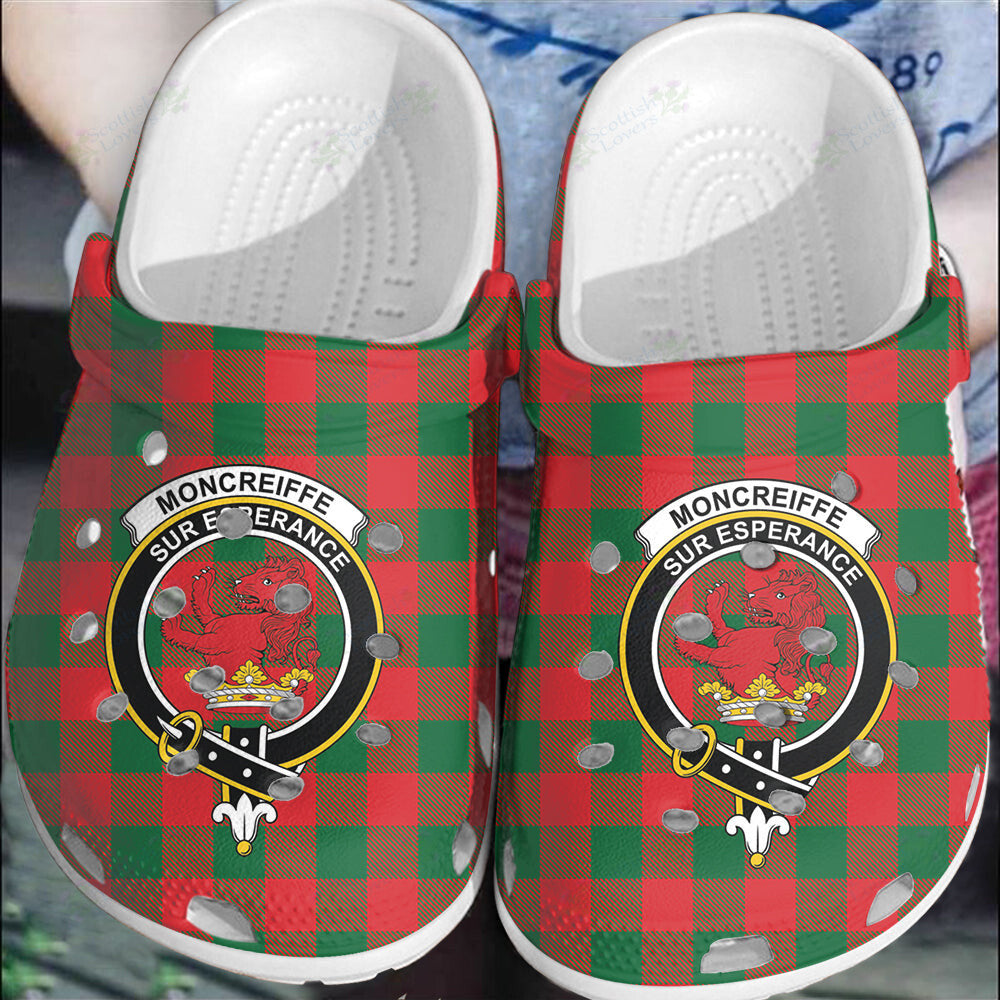 Clan Moncrieffe Tartan Crest Clogs Classic OI51 Moncrieffe Tartan Tartan Today   