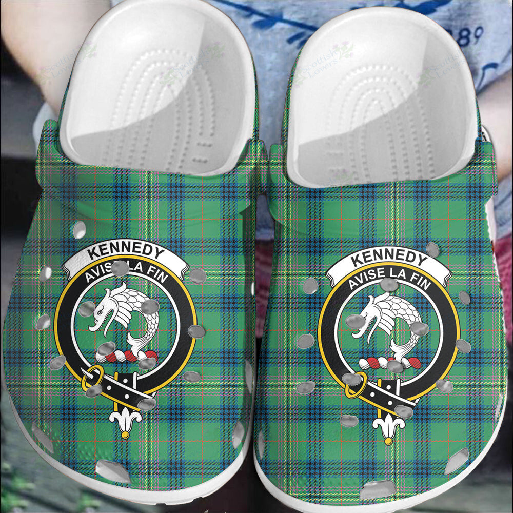 Clan Kennedy Ancient Tartan Crest Clogs Classic GM45 Kennedy Ancient Tartan Tartan Today   