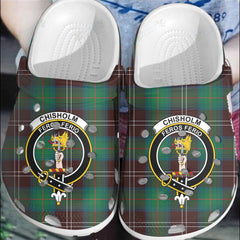 Clan Chisholm Hunting Ancient Tartan Crest Clogs Classic TV82 Chisholm Hunting Ancient Tartan Tartan Today   