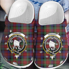 Clan Tennant Tartan Crest Clogs Classic WQ87 Tennant Tartan Tartan Today   