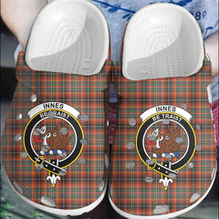 Clan Innes Ancient Tartan Crest Clogs Classic FH28 Innes Ancient Tartan Tartan Today   