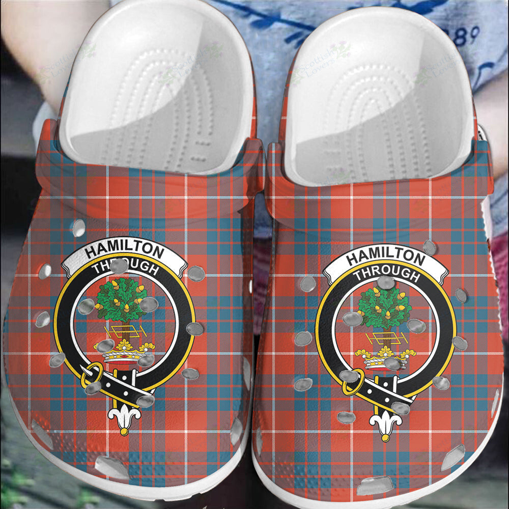 Clan Hamilton Ancient Tartan Crest Clogs Classic NN88 Hamilton Ancient Tartan Tartan Today   