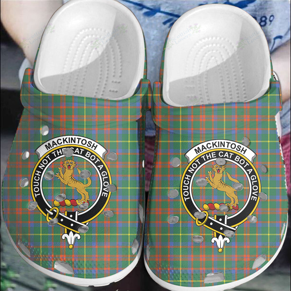 Clan MacKintosh Hunting Ancient Tartan Crest Clogs Classic OD30 MacKintosh Hunting Ancient Tartan Tartan Today   