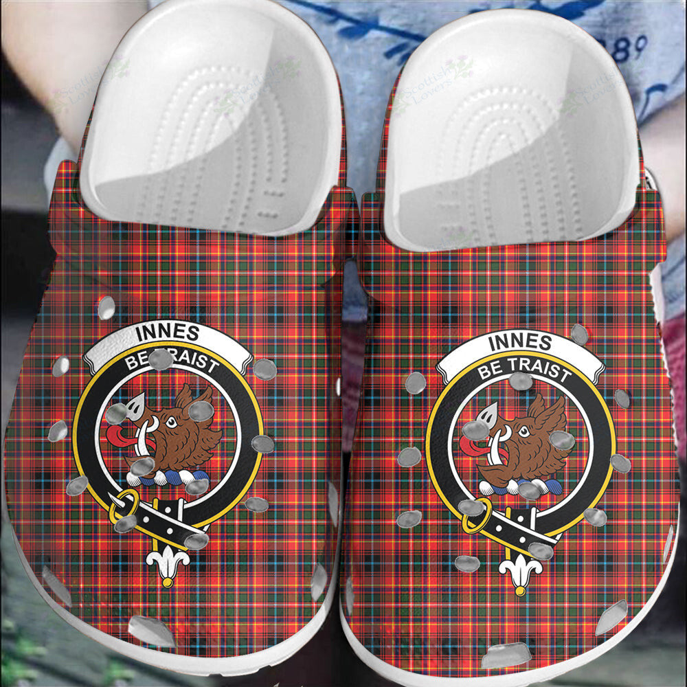 Clan Innes Modern Tartan Crest Clogs Classic OG26 Innes Modern Tartan Tartan Today   