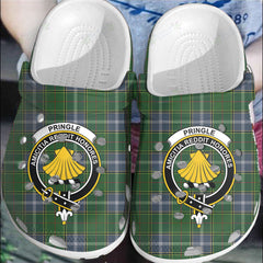 Clan Pringle Tartan Crest Clogs Classic PH35 Pringle Tartan Tartan Today   